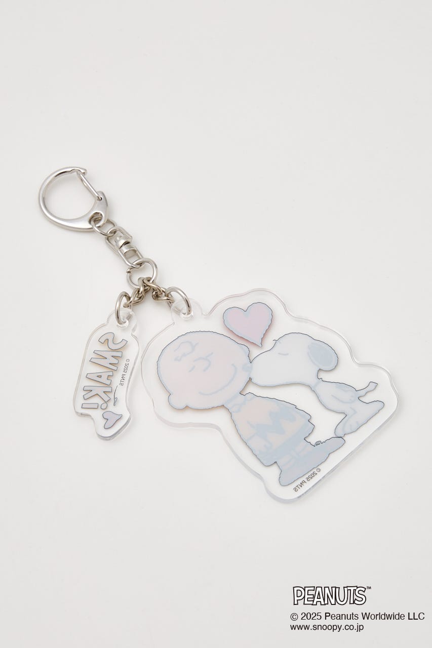 (PEANUTS)アクリルキーホルダー 柄YEL FREE