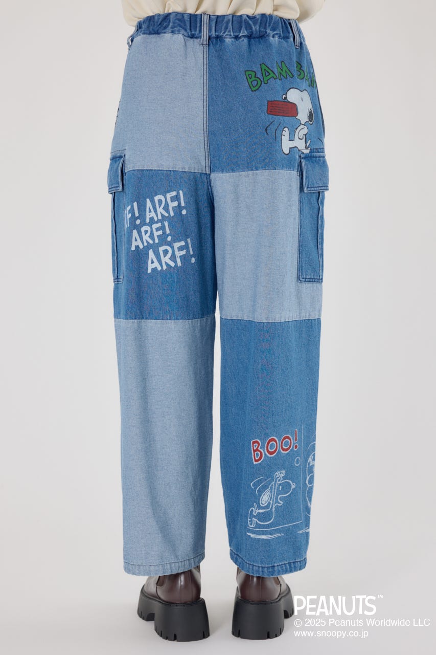 (PEANUTS) カスタムカーゴパンツ BLU M