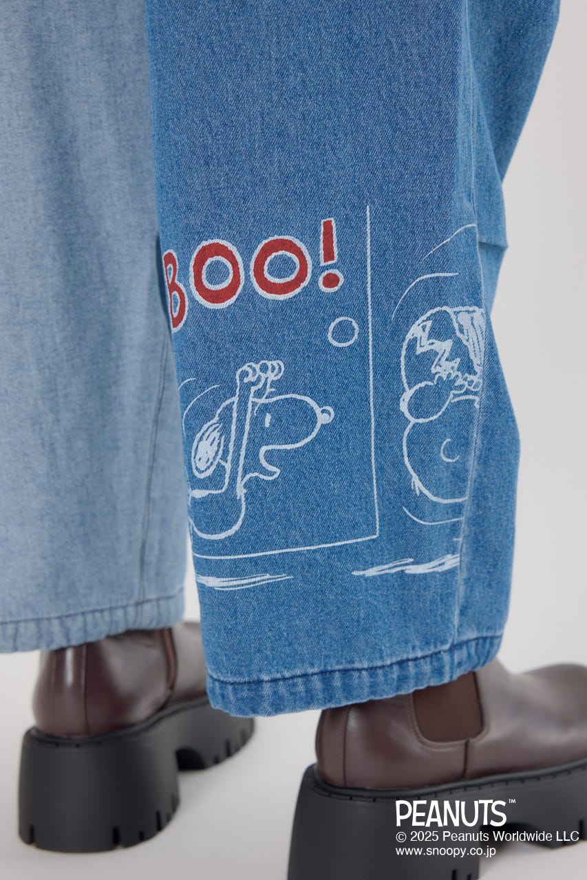 (PEANUTS) カスタムカーゴパンツ BLU M