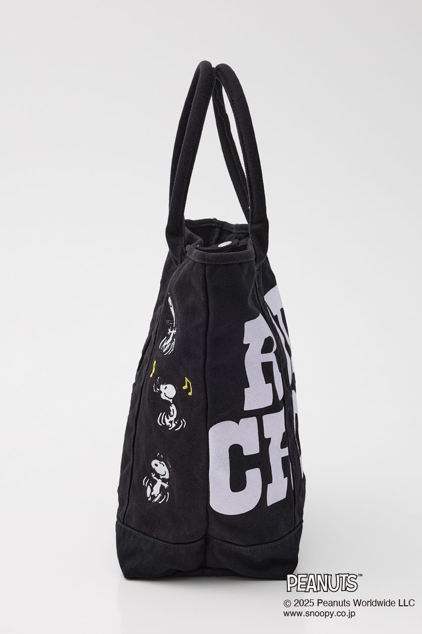 (PEANUTS)トートバッグ BLK FREE