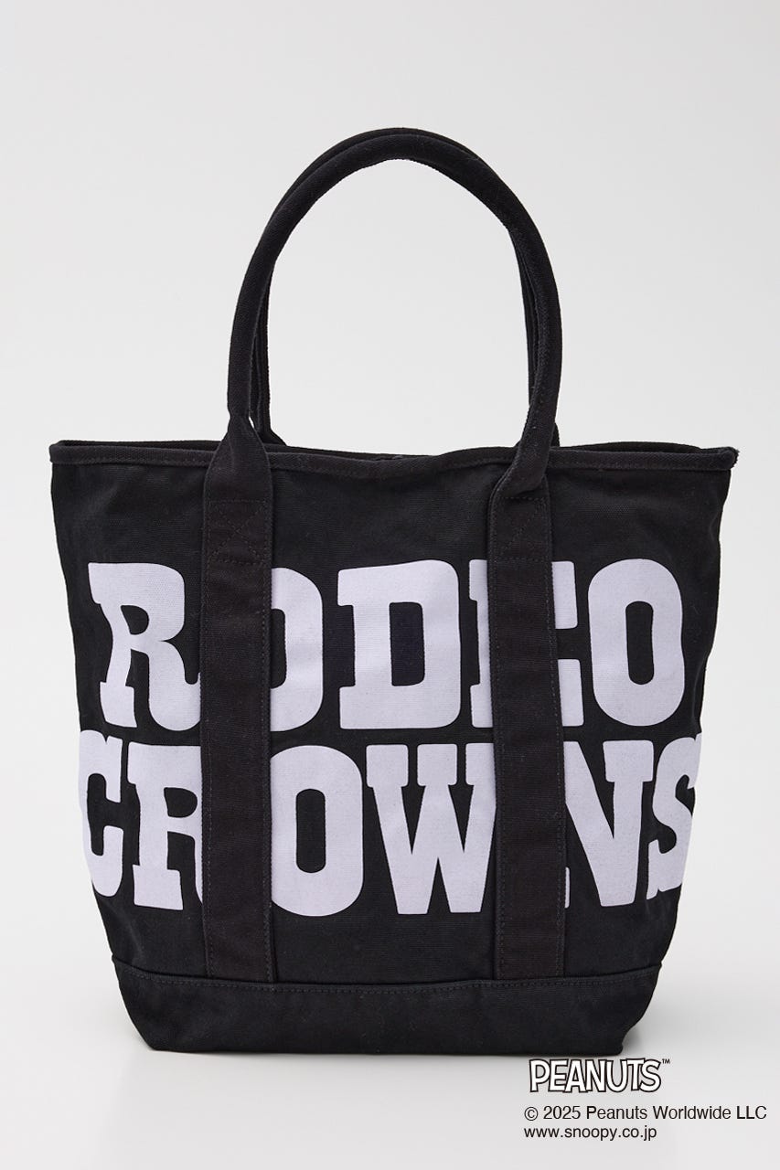 (PEANUTS)トートバッグ BLK FREE