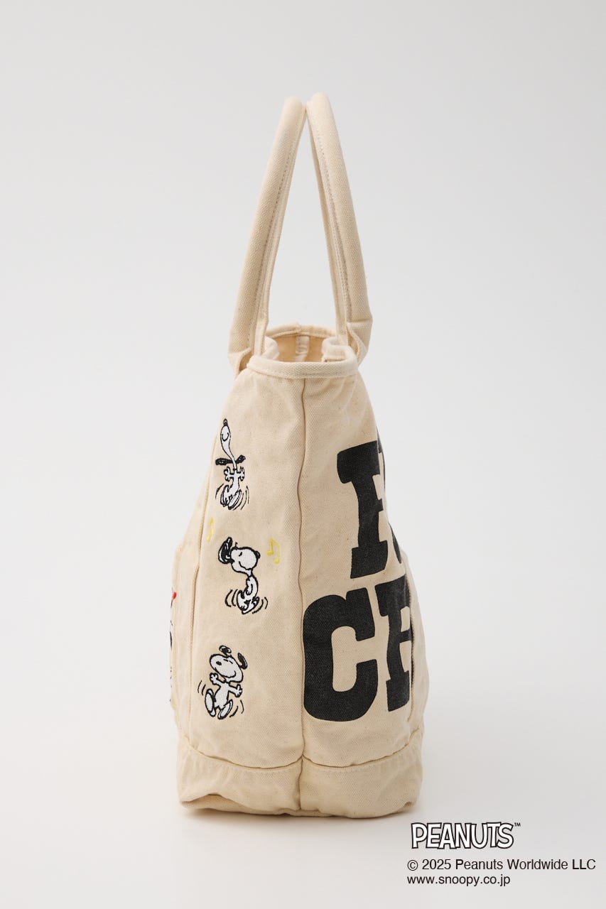 (PEANUTS)トートバッグ O/WHT FREE