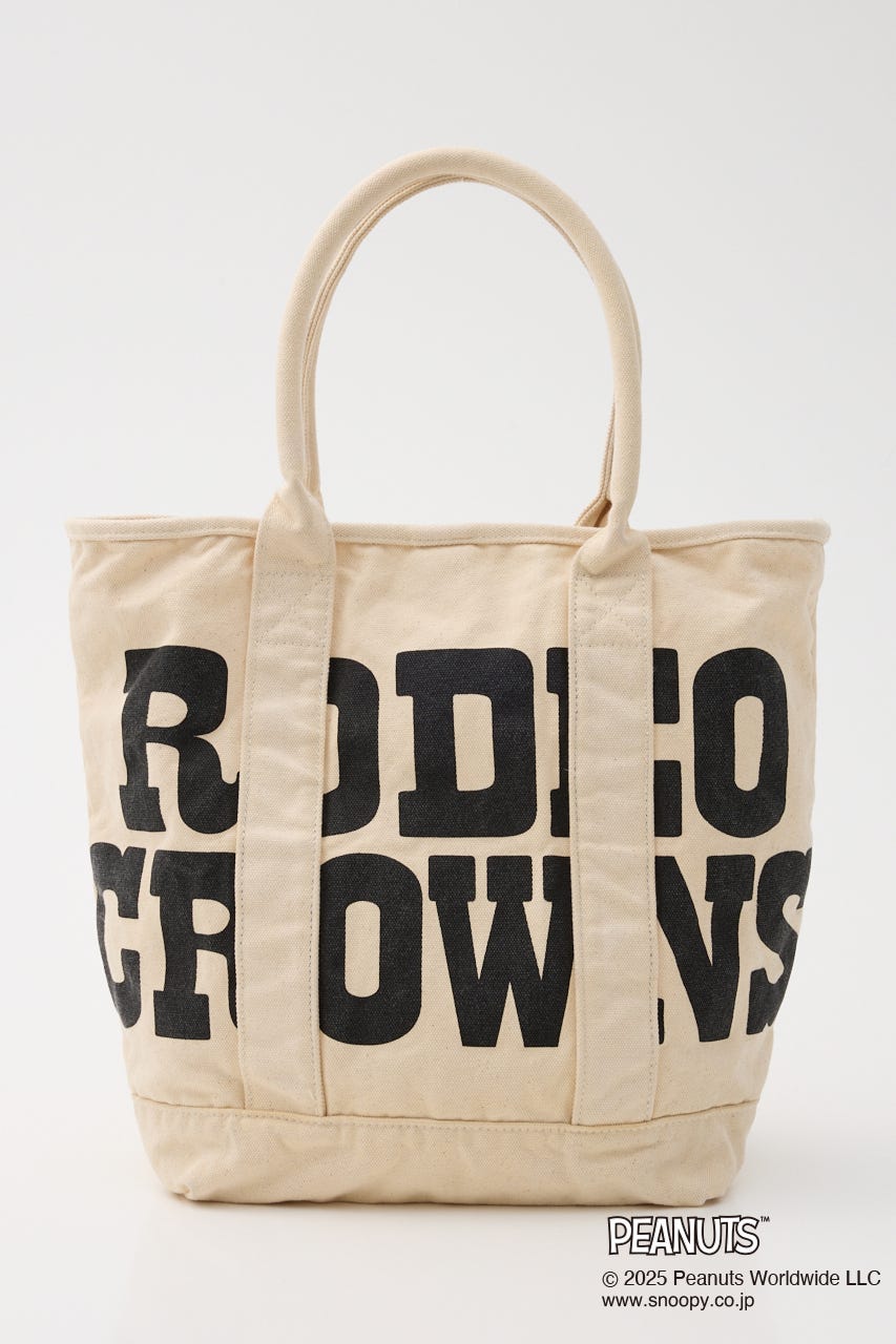 (PEANUTS)トートバッグ O/WHT FREE
