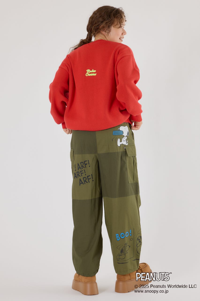 (PEANUTS) モチーフニットトップス ORG FREE