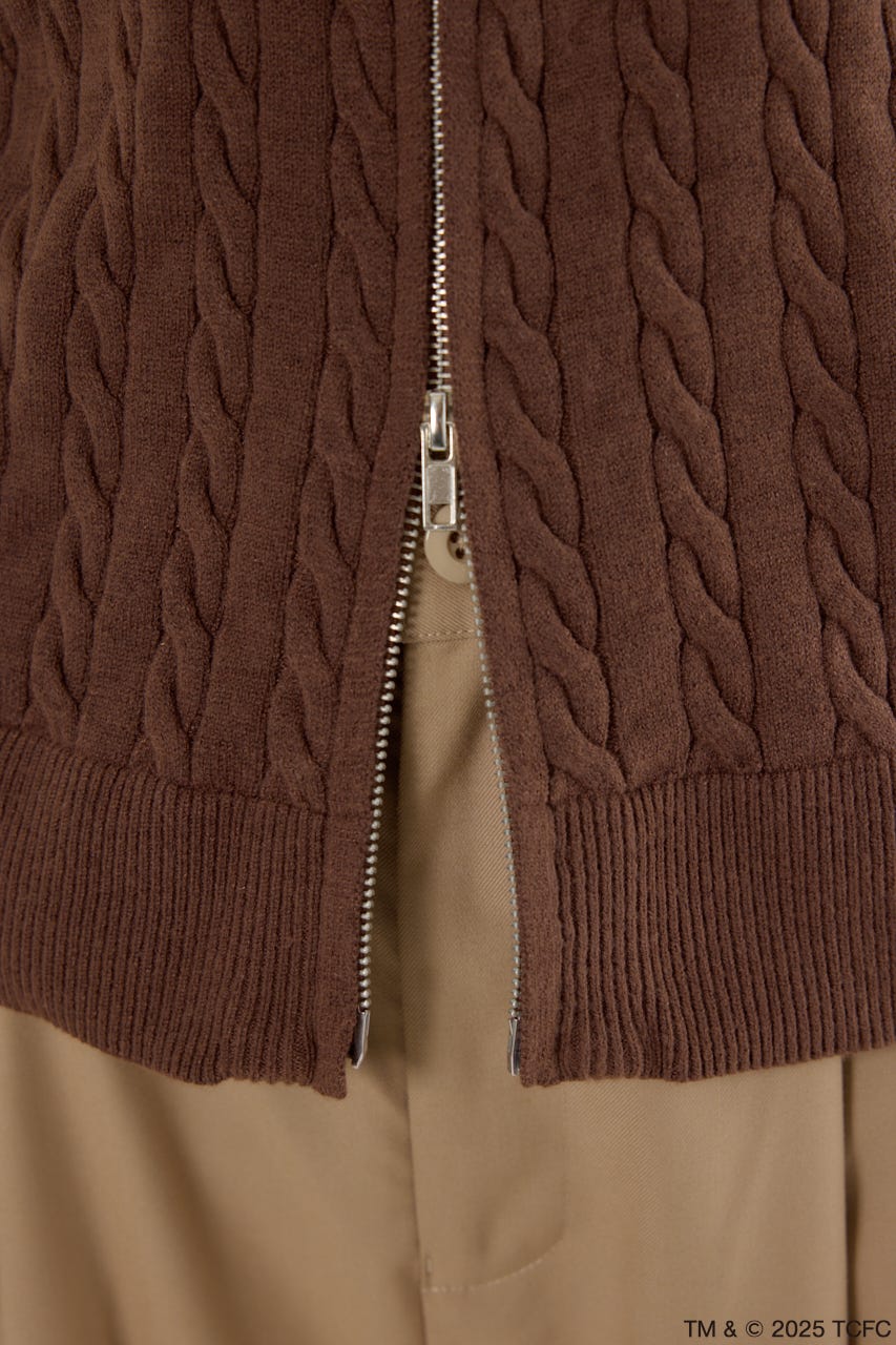 (Care Bears) モチーフジップカーディガン BRN FREE