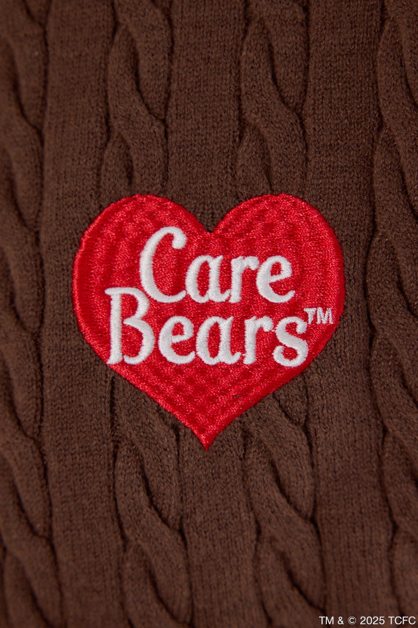 (Care Bears) モチーフジップカーディガン BRN FREE