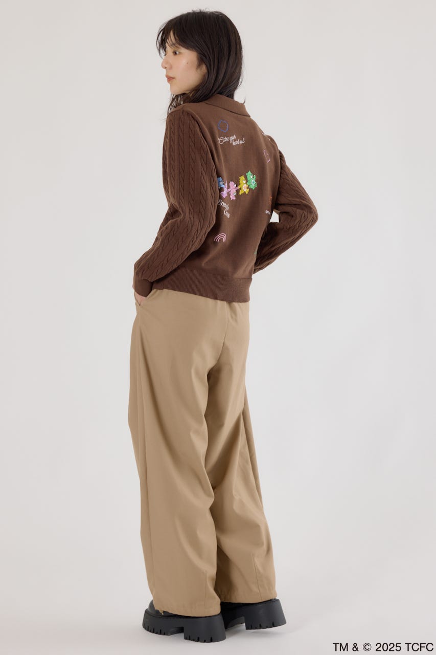 (Care Bears) モチーフジップカーディガン BRN FREE