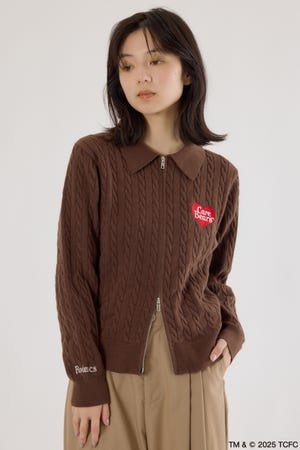 (Care Bears) モチーフジップカーディガン