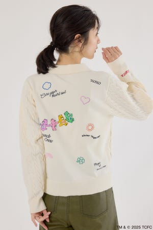 (Care Bears) モチーフジップカーディガン