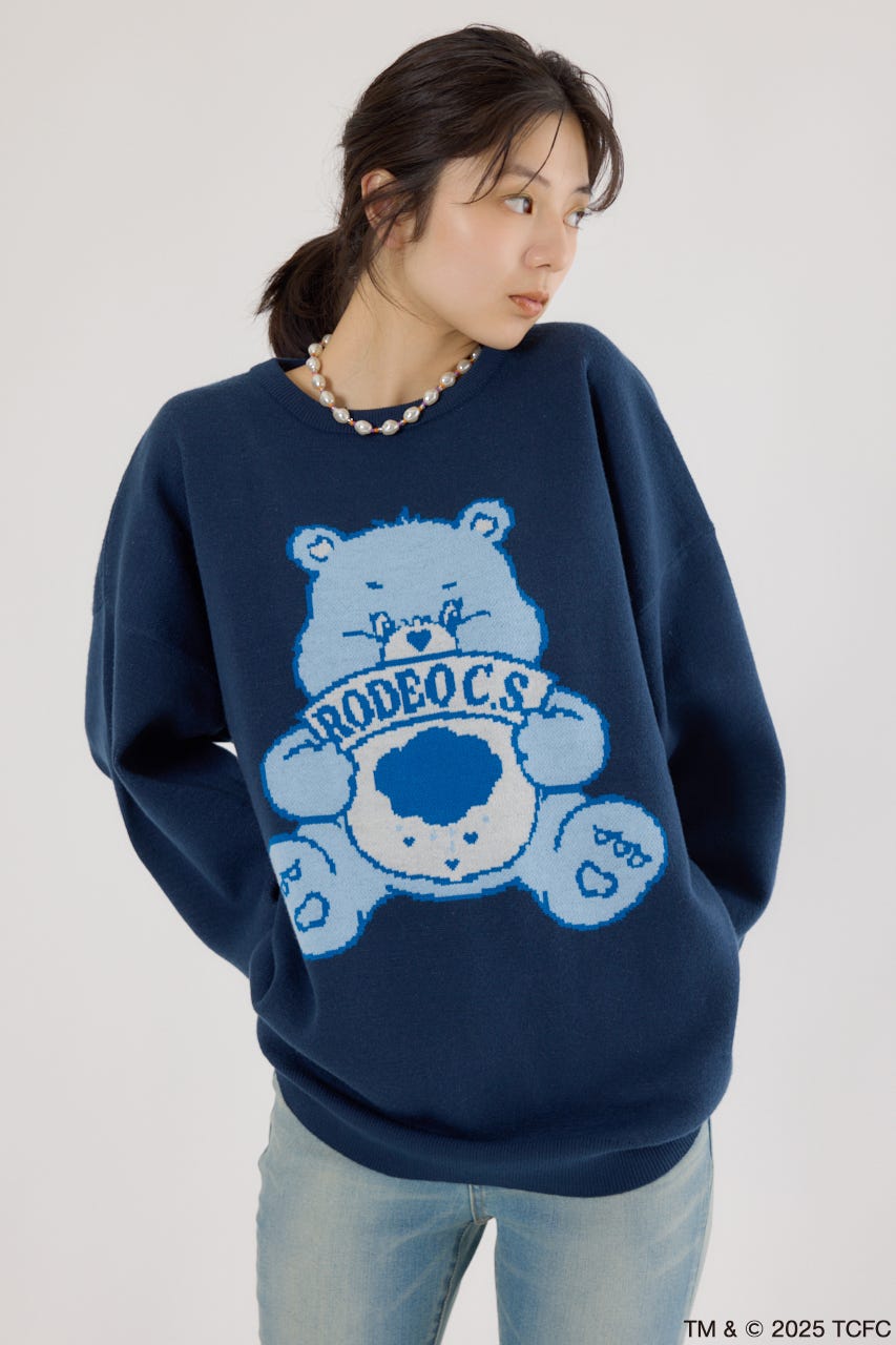 トップス NOREMID RODEO CROWNS WIDE BOWL | (Care Bears) カラーニットトップス