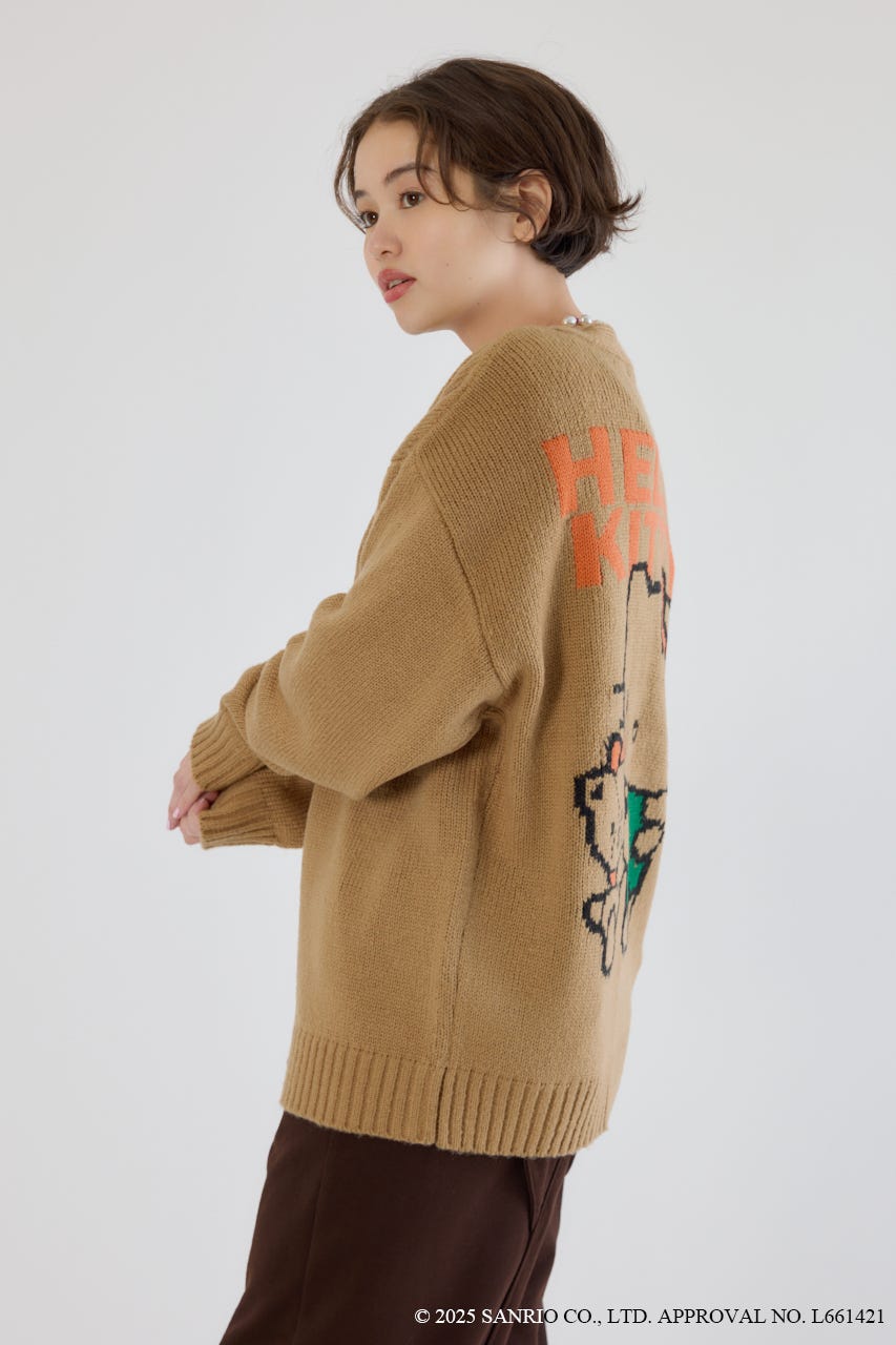 (サンリオキャラクターズ)KITTY カーディガン BEG FREE