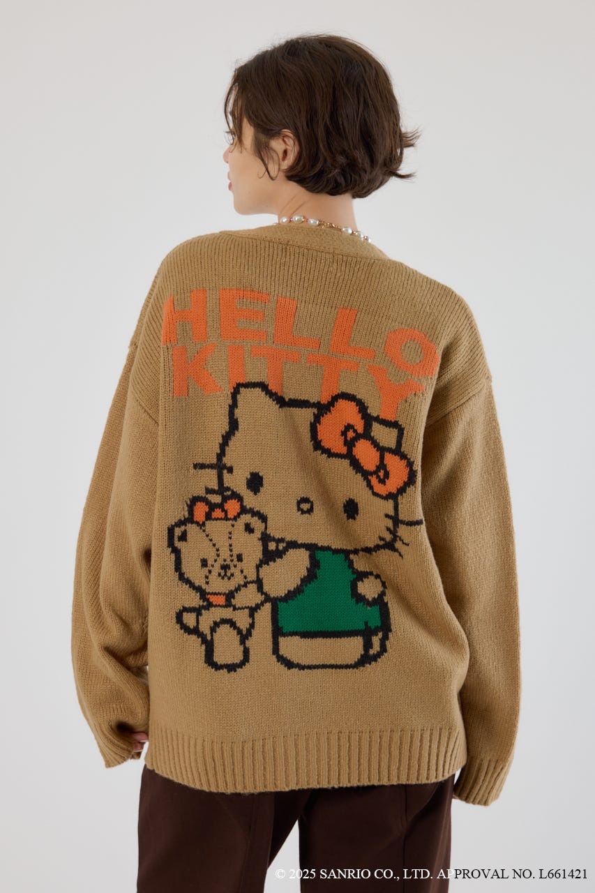 (サンリオキャラクターズ)KITTY カーディガン BEG FREE