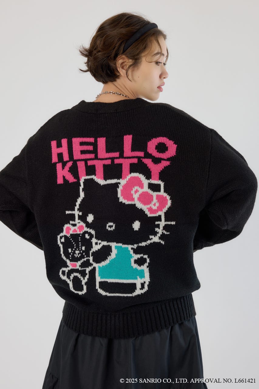 (サンリオキャラクターズ)KITTY カーディガン BLK FREE