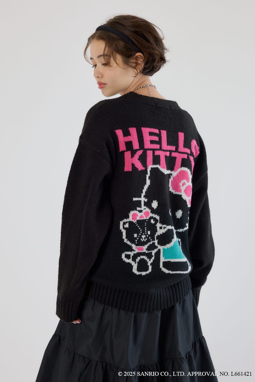 (サンリオキャラクターズ)KITTY カーディガン BLK FREE