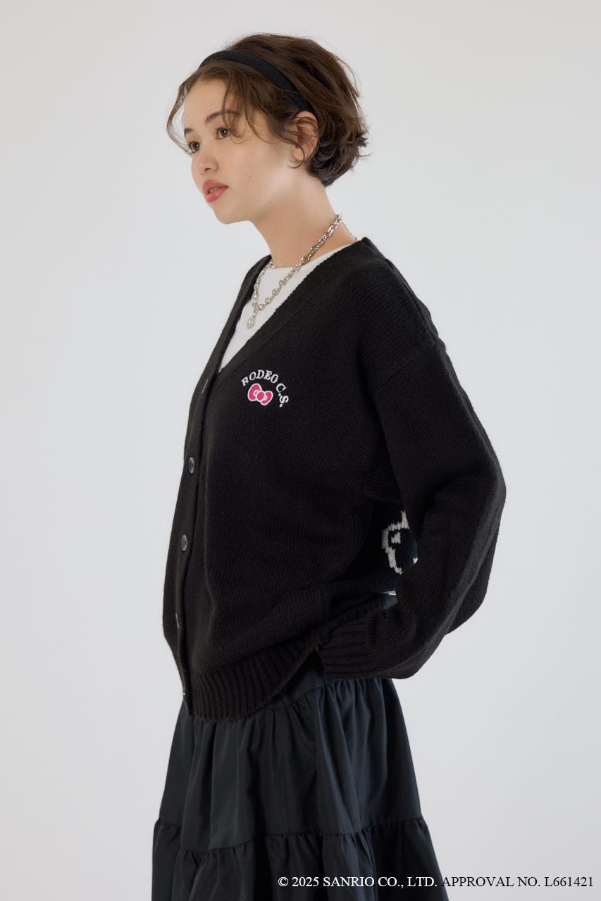 (サンリオキャラクターズ)KITTY カーディガン BLK FREE
