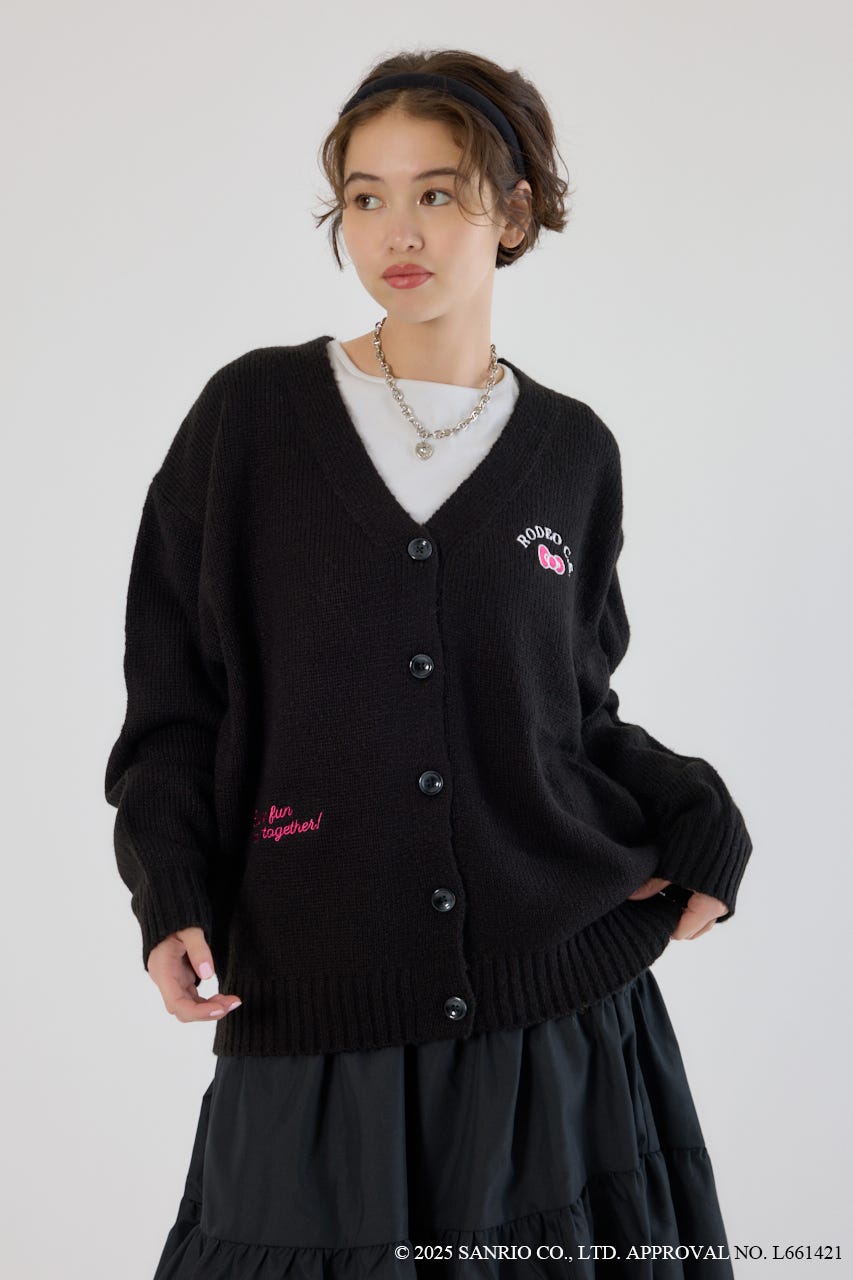 (サンリオキャラクターズ)KITTY カーディガン BLK FREE