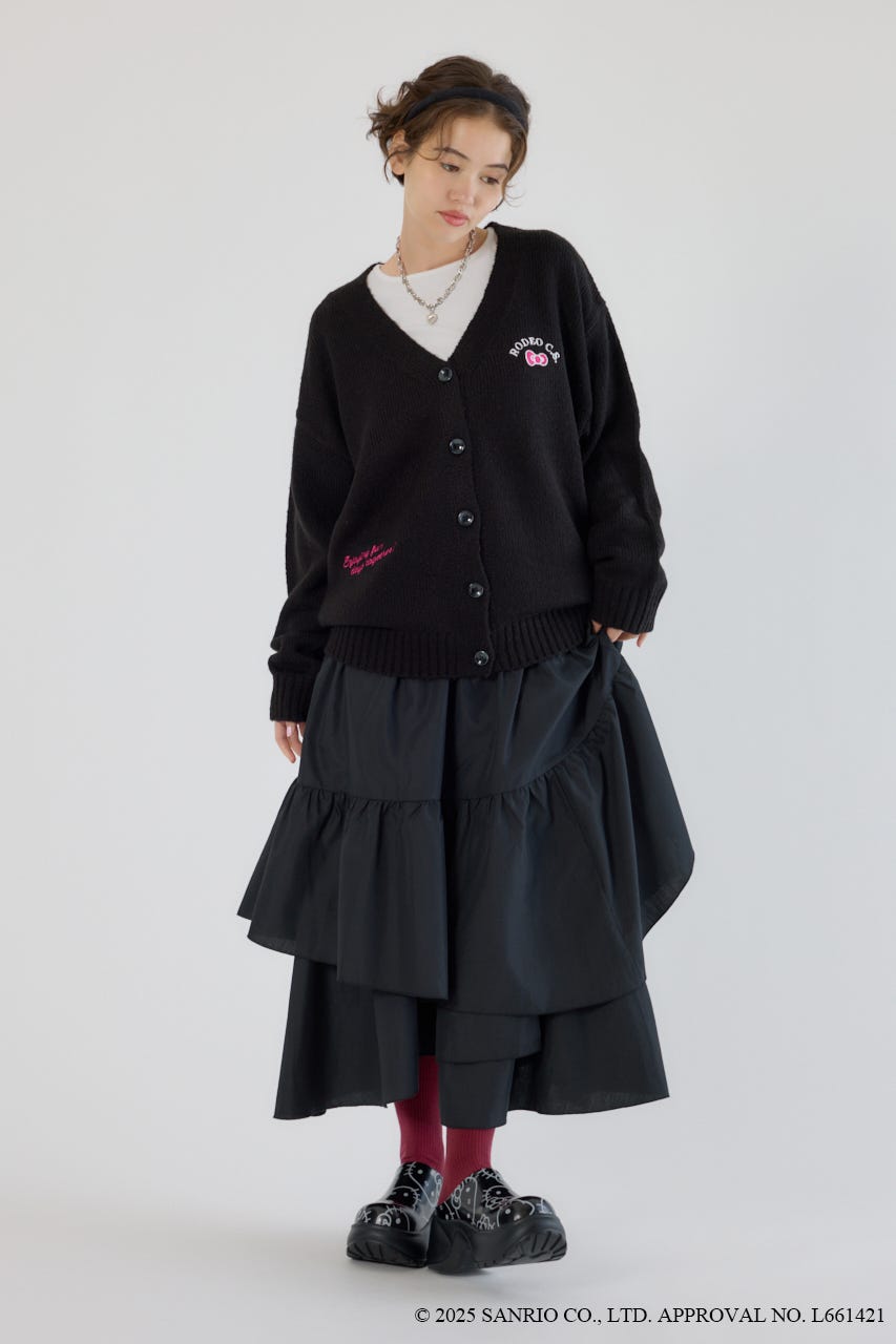 (サンリオキャラクターズ)KITTY カーディガン BLK FREE