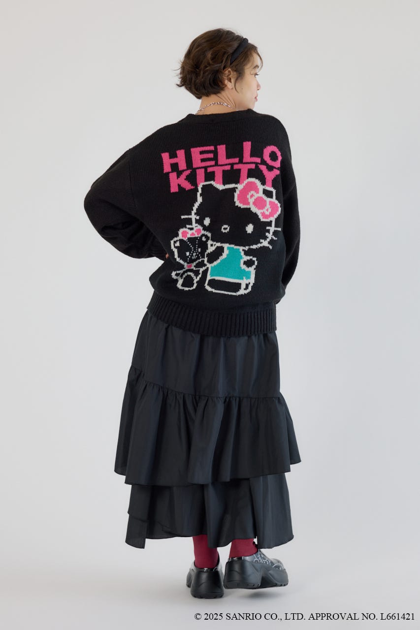 (サンリオキャラクターズ)KITTY カーディガン BLK FREE