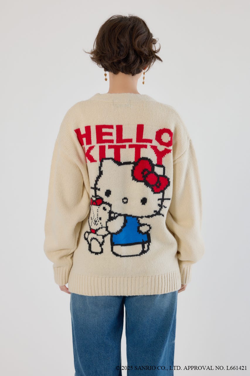 (サンリオキャラクターズ)KITTY カーディガン O/WHT FREE