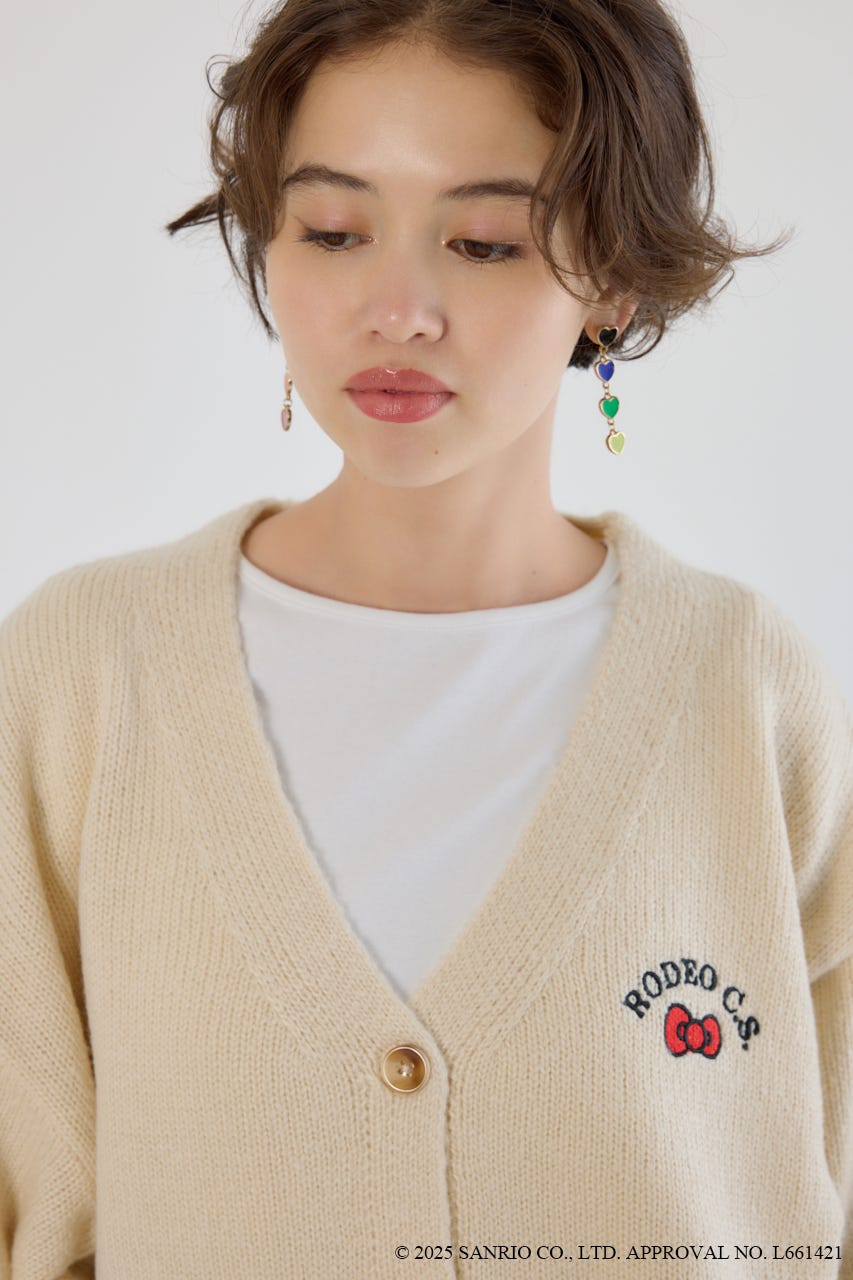 (サンリオキャラクターズ)KITTY カーディガン O/WHT FREE
