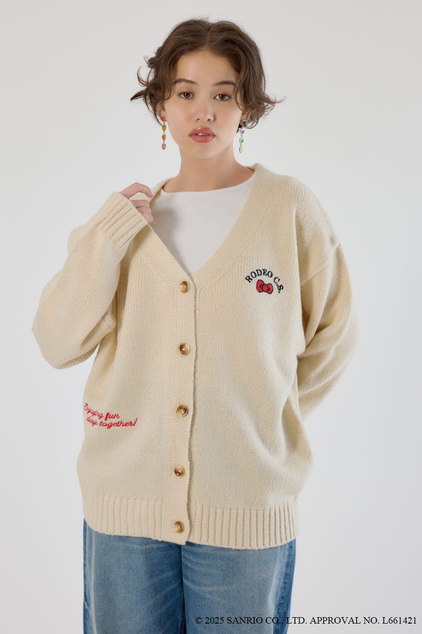 (サンリオキャラクターズ)KITTY カーディガン O/WHT FREE