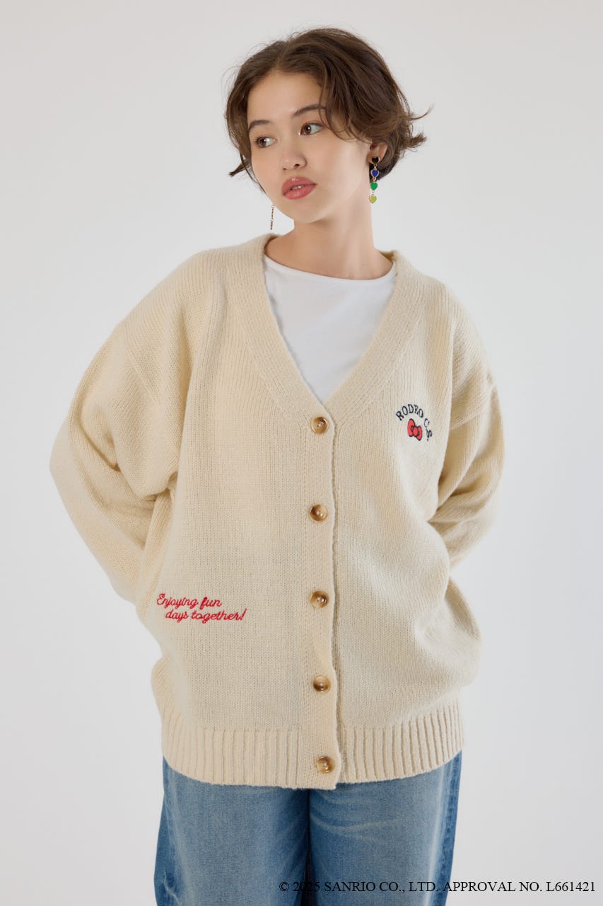 (サンリオキャラクターズ)KITTY カーディガン O/WHT FREE