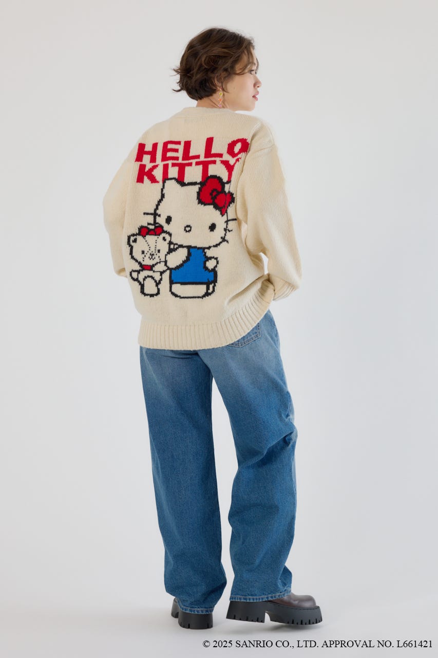 (サンリオキャラクターズ)KITTY カーディガン O/WHT FREE