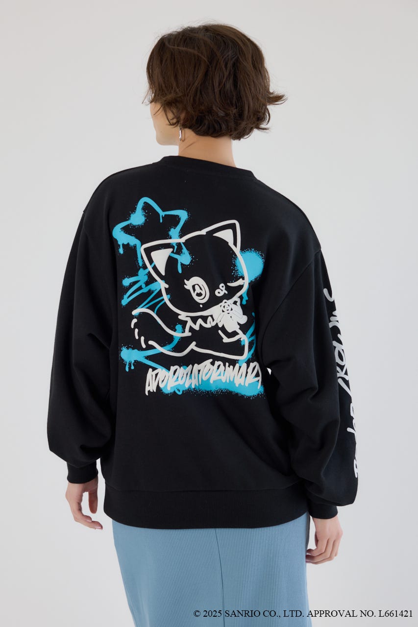 (サンリオキャラクターズ) アドローザ スウェット BLK FREE