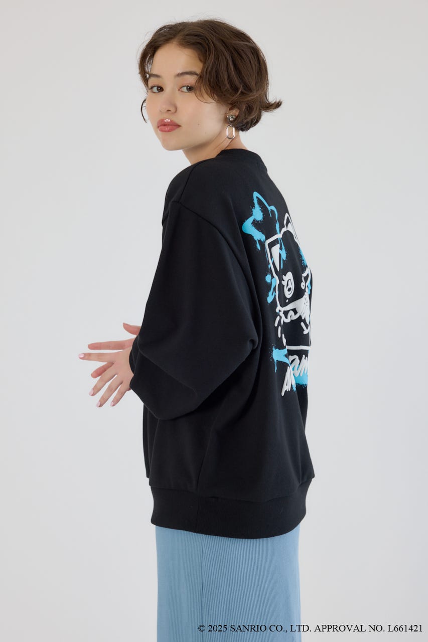(サンリオキャラクターズ) アドローザ スウェット BLK FREE