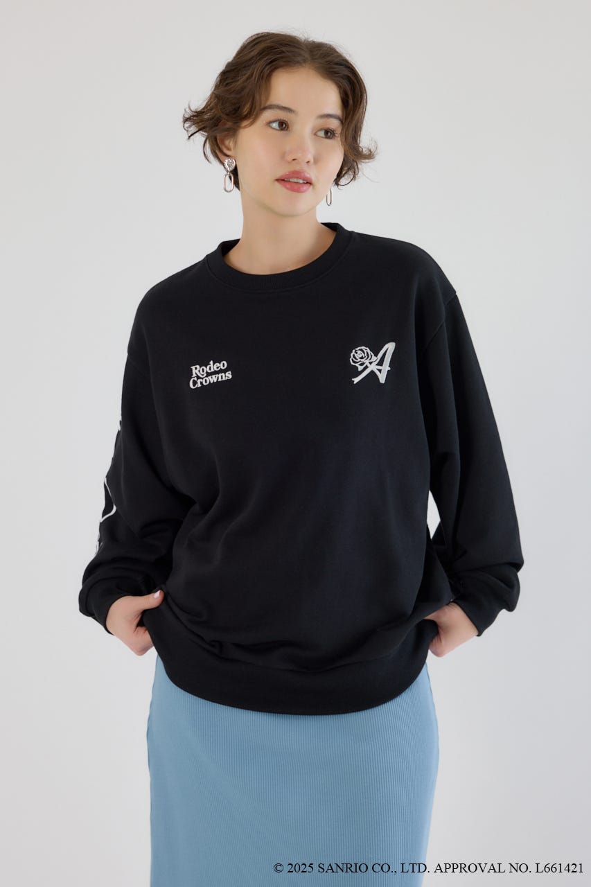 (サンリオキャラクターズ) アドローザ スウェット BLK FREE