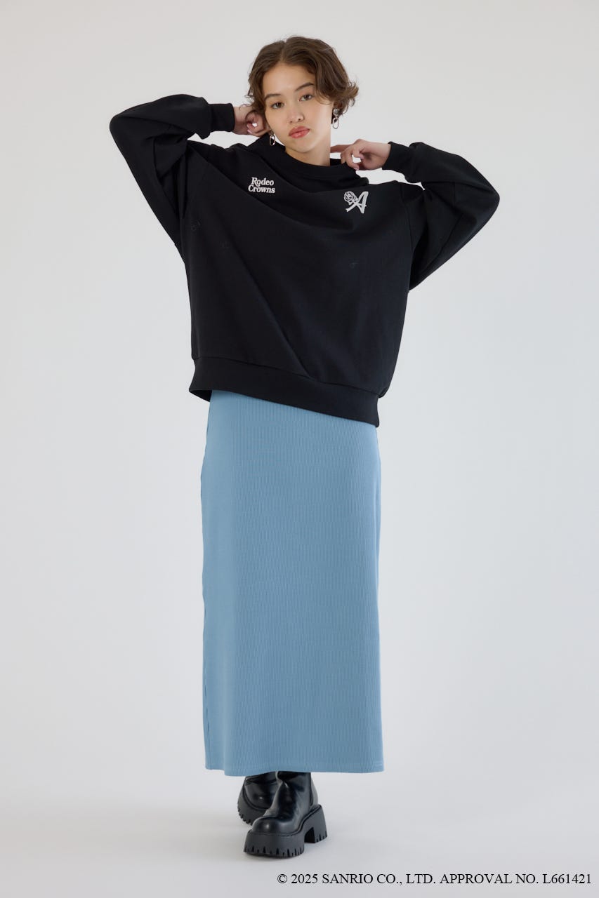 (サンリオキャラクターズ) アドローザ スウェット BLK FREE