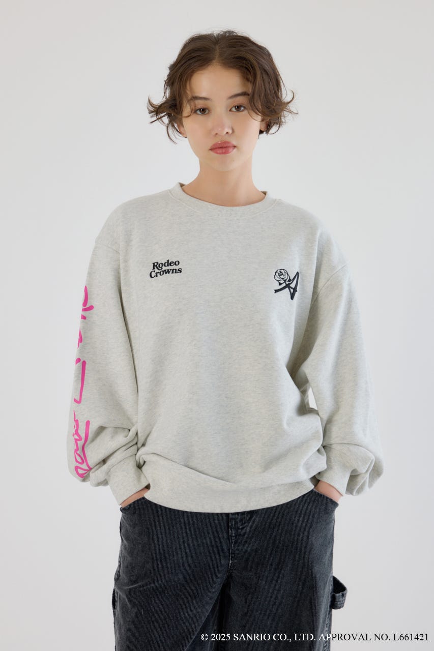 (サンリオキャラクターズ) アドローザ スウェット L/T.GRY FREE