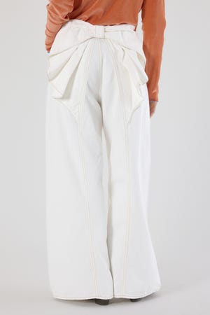 ビッグリボンデニムパンツ