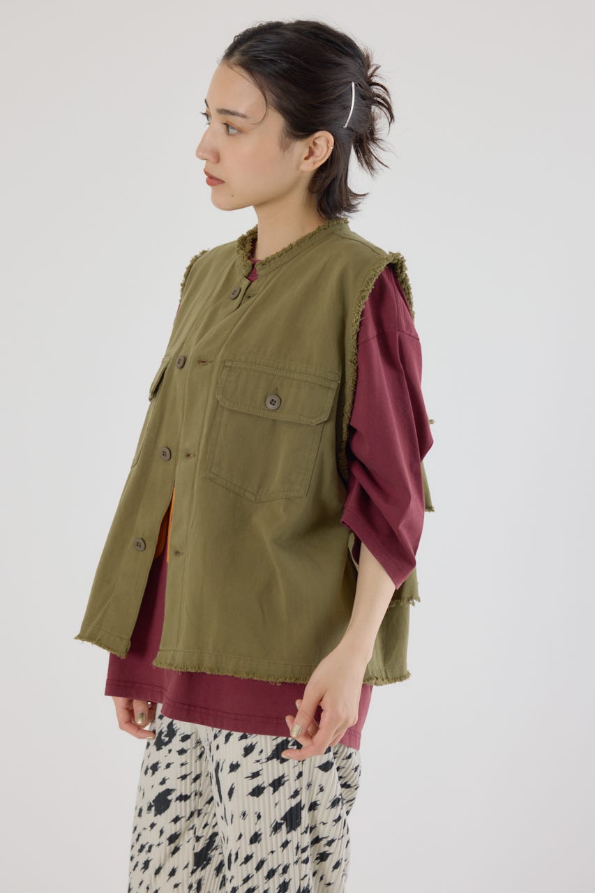 roughlow フリルベスト RODEO CROWNS WIDE BOWL | フリルショルダーベスト (ベスト