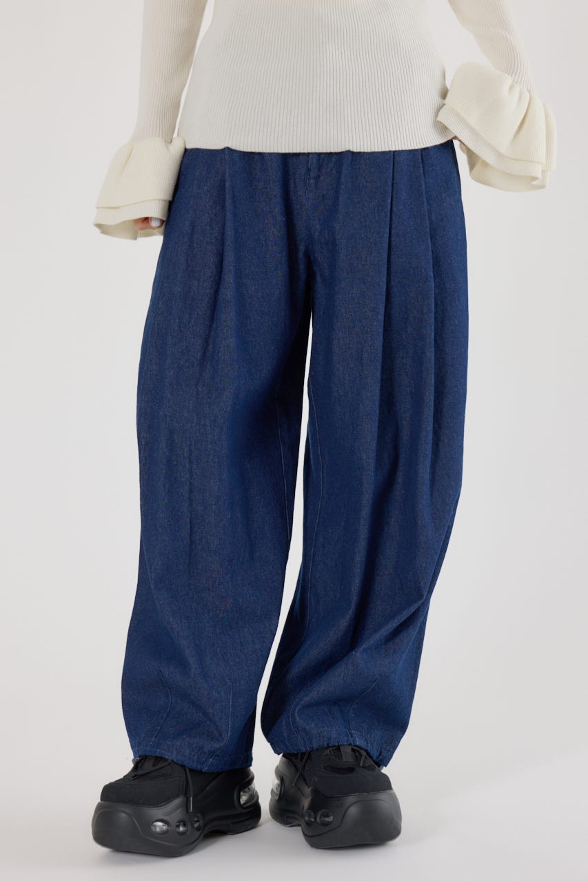 RODEO CROWNS WIDE BOWLの2タックバレルパンツ