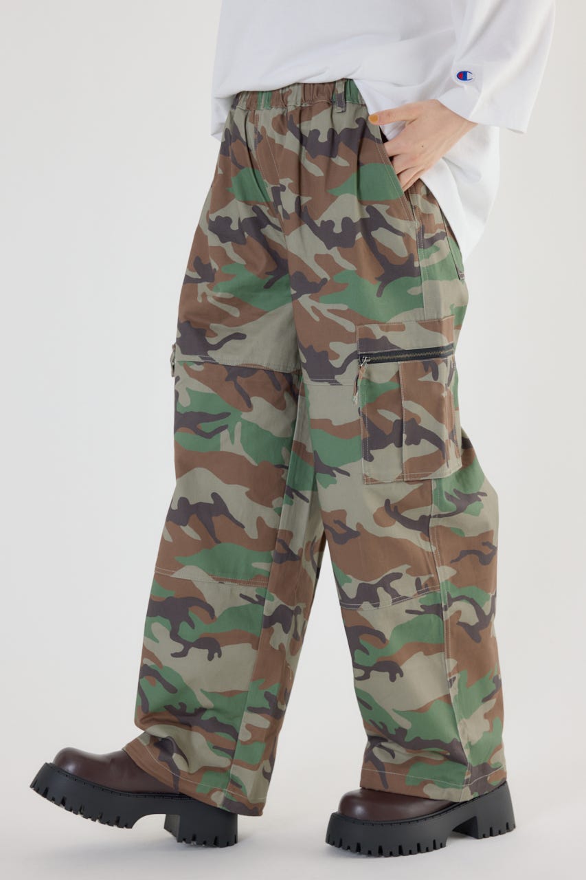 RODEO CROWNS WIDE BOWLのPOCKET ZIP CARGOパンツ