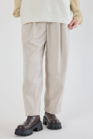 ウールライクジャージコクーンパンツ