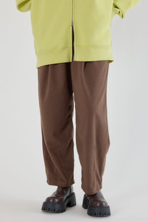 ウールライクジャージコクーンパンツ