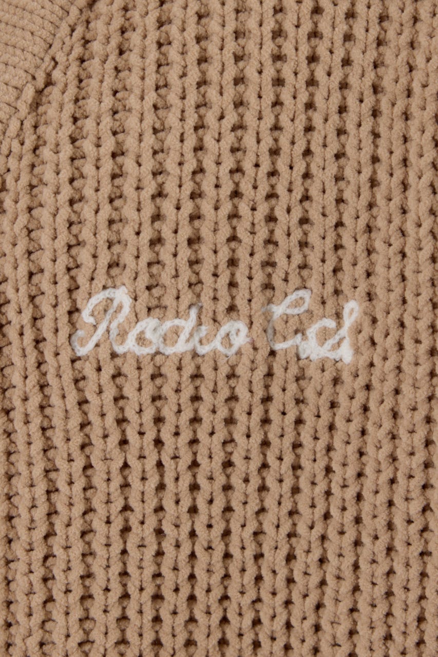 モールニットトッパーカーディガン BEG FREE