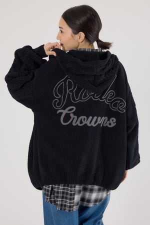 モールニットトッパーカーディガン