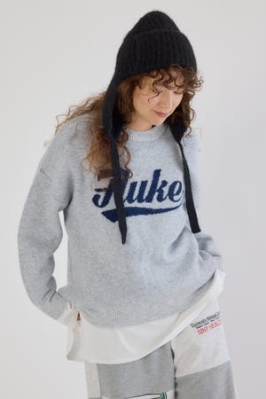 アソートダブルジャガードニットトップス