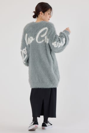 シャギーロゴニットワンピース