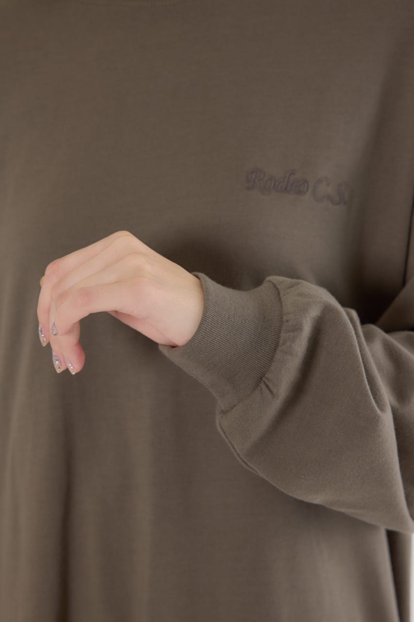 ラウンドヘムロングスリーブTシャツ KHA FREE