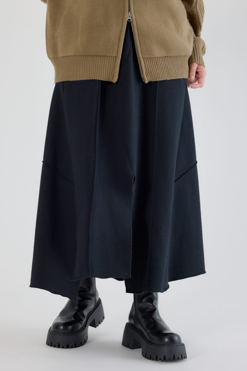 ランダム切替スウェットスカート BLK FREE