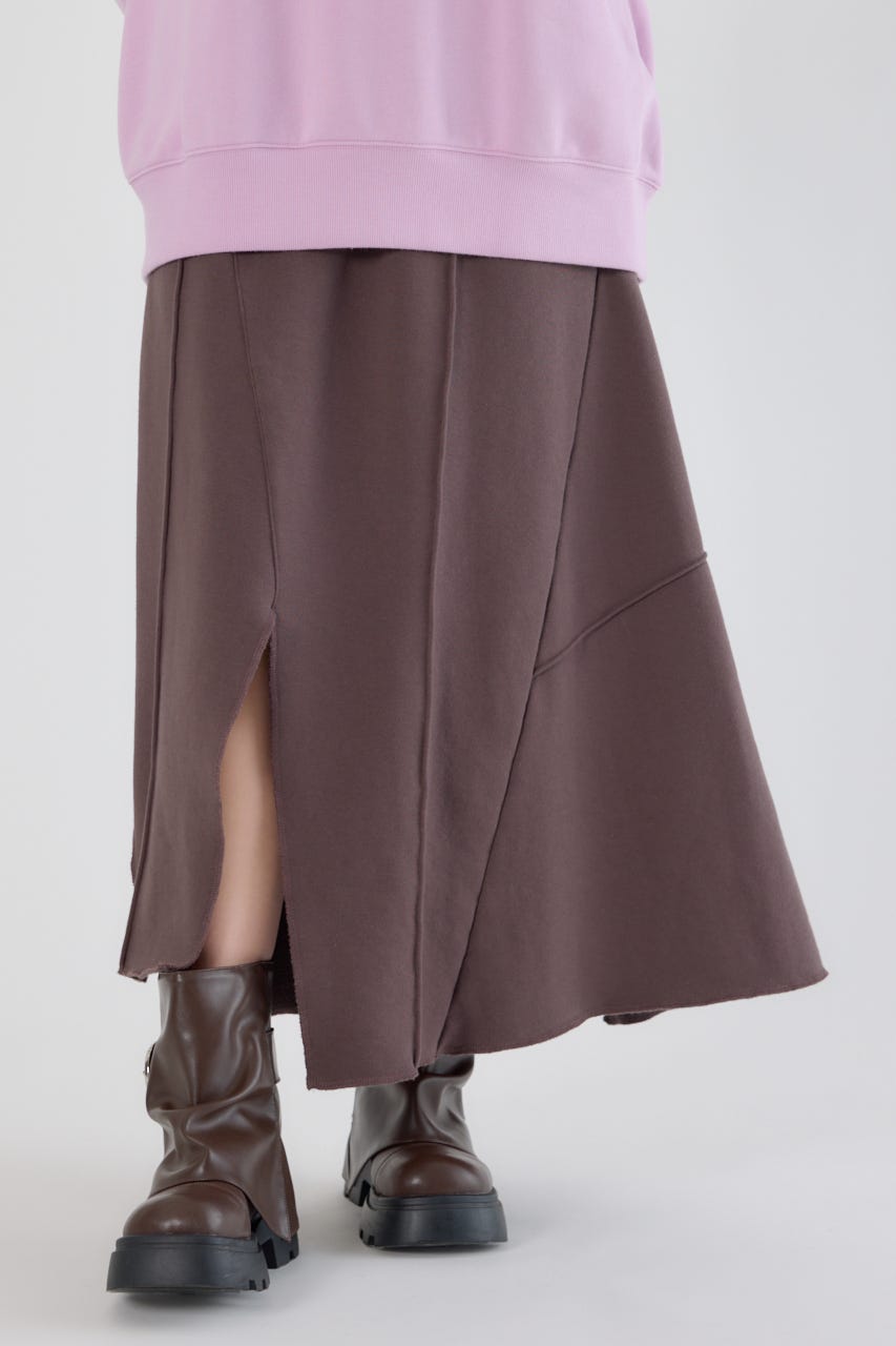 ランダム切替スウェットスカート BRN FREE