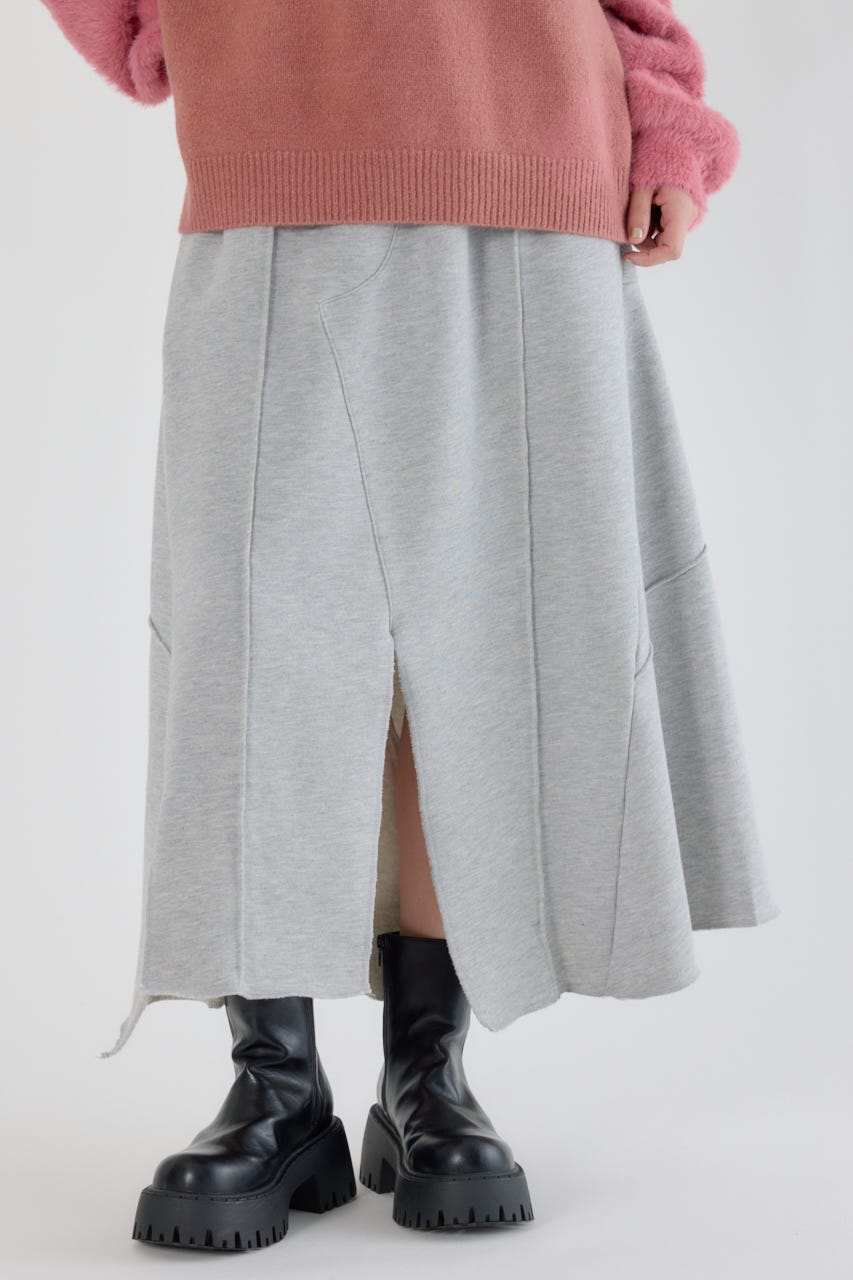 ランダム切替スウェットスカート L/T.GRY FREE