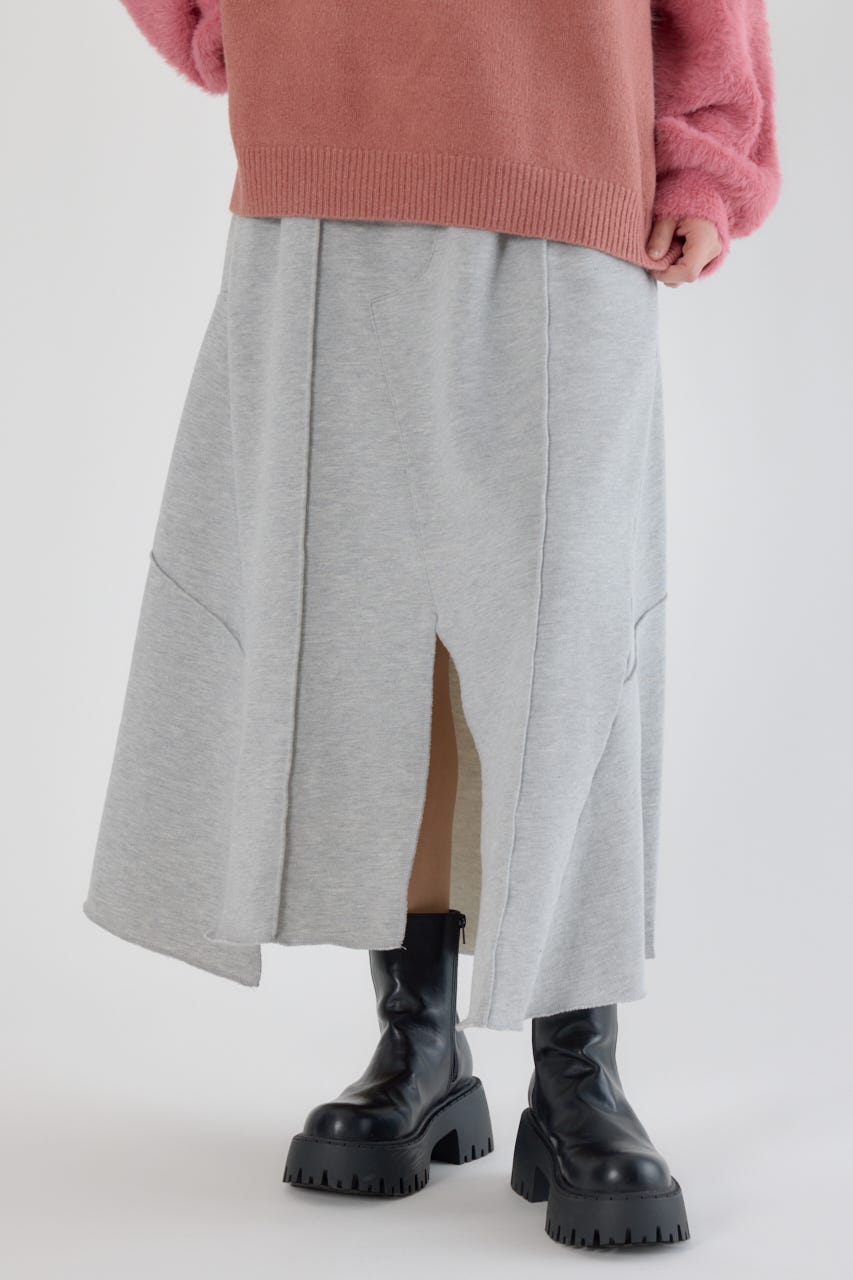ランダム切替スウェットスカート L/T.GRY FREE