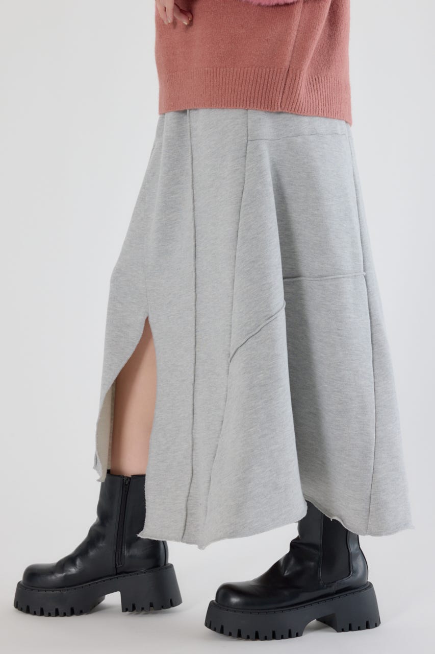 ランダム切替スウェットスカート L/T.GRY FREE