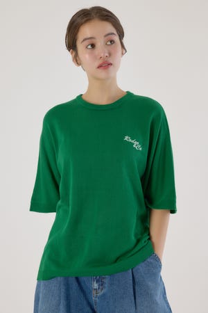 ルーズドルマンニットトップス