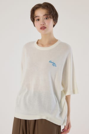 ルーズドルマンニットトップス